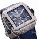 AAA Swiss Grade BBF Factory Hublot Big Bang Square Hollow Blue Face Rubber Strap Watch (4)_th.jpg